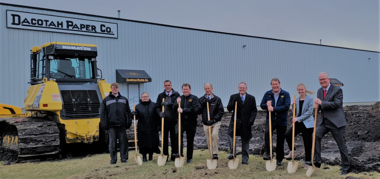 Warehouse expansion ground-breaking